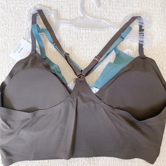 DANSKIN Soft Lightweight Lounge Bra 2Piece Set Medium - Picture 4 of 4